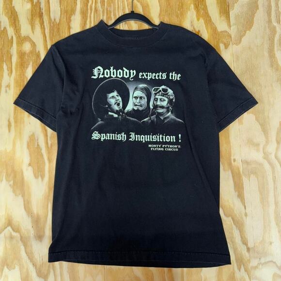 Vintage y2k monty pythons flying circus movie promo t-shirt - Picture 1 of 4
